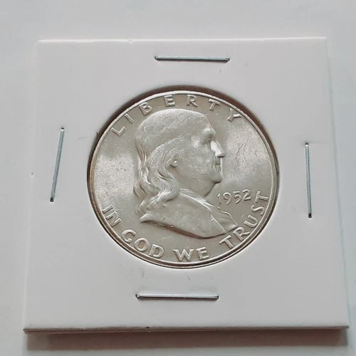1952 S GEM BU?  90% Silver Franklin Half  Dollar!!    Nice coin!   A50