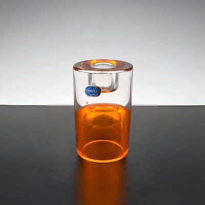 Bohemia Kristall Kerzenhalter Glasleuchter 70er | Murano Style Kerzenleuchter 