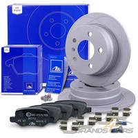 ATE Powerdisc Bremsscheiben+BremsbelÄGe Hinten FÜR Mercedes A-B-KLASSE W169 W245