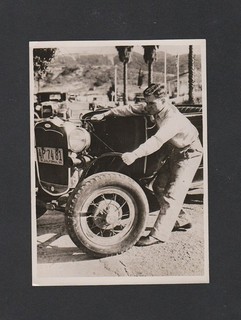 Vint ADOLPHE MENJOU Son PETER Charged with Negligent Homicide "Press Phot" 1936