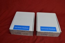 PAIR OF BRAND NEW Callez Wired Headset With Microphone C500 With USB Connection