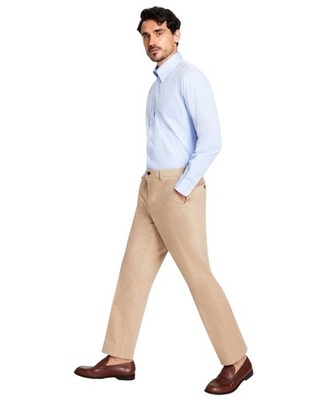 Brooks Brothers Mens Classic fit Dress Pants 33 / 30 Beige Solid