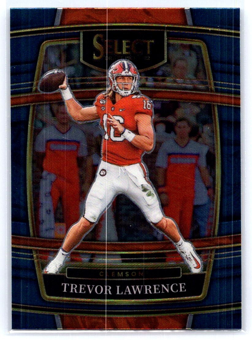 2022 Panini Select Draft Picks #39 Trevor Lawrence Blue (Retail Base)