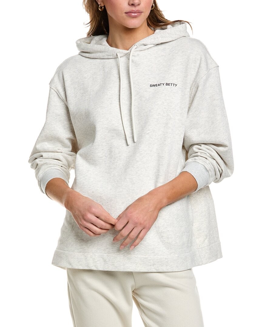 Женская толстовка Sweaty Betty Revive с капюшоном серого цвета Xxs/Xs
