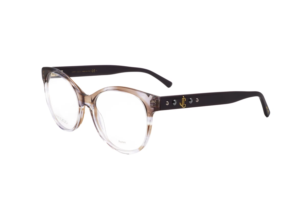 Jimmy Choo Lilac Oversized Women\'s Crystal‎ Sunglasses Lia/s BT3DZ Jimmy Choo LUCINE/S GLITTER VIOLET Size 55 Sunglasses Woman  main image 4