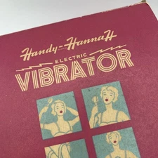 RARE Vtg Pink Handy Hannah Electric Vibrator BOX ONLY Ladies Massager