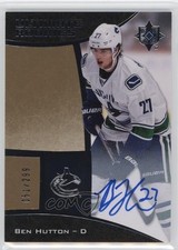 2015 Upper Deck Ultimate Collection Rookies 51/299 Ben Hutton Rookie Auto RC f0l