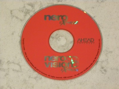 NERO Vision eXpress Burning Rom: V 5.5 OEM 1996 - 2002 Ahead Software
