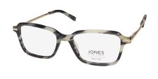 NEW JONES NEW YORK VJOP247 PETITE GLASSES SQUARE BANGLADESH GREY HORN FULL-RIM