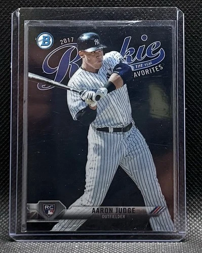 AARON JUDGE RC 🔥 2017 Bowman Chrome Rookie Of Year Favorites #ROYF-9 🔥YANKEES