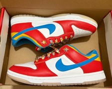 FRUiTY PEBBLES  x NIKE LEBRON DUNK LOW QS Sneakers Red White Blue Men's US9.5 NM