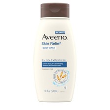 Aveeno Skin Relief Fragrance Free Body Wash 18 Fl Oz for Dry Sensitive Skin