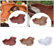 Reptile Bathing Pool Reptile Bath Bowl Habitat Decor Reptile Food Dish Reptile
