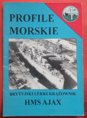 Warships - BS Profile Morskie 1, British Light Cruiser HMS AJAX