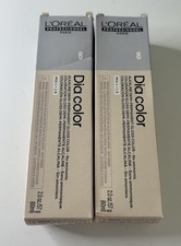 Loreal Dia Color 8/8N Light Blonde Alkaline Demi Permanent Gloss Color x 2