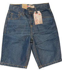 Levi's 511 Performance Jean Shorts Blue Boy's Size 14 Denim 27 New