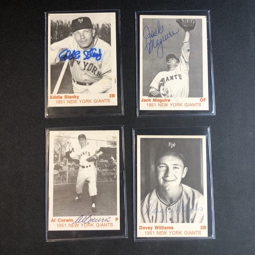 (29) 1951 New York Giants Near Team SET! ALL SIGNED (1975 TCMA) AUTOGRAPHS! - Picture 6 of 10