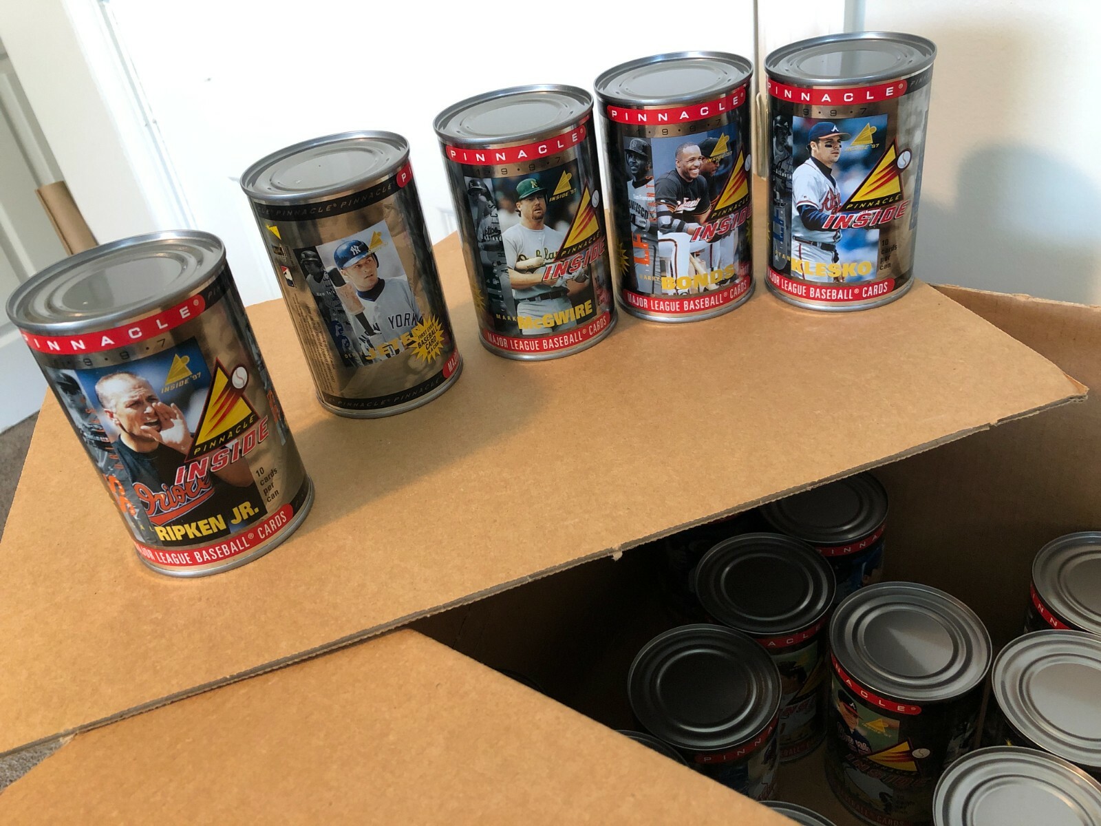 1997 Pinnacle BaseballCard in a Can Display Box eBay