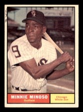 1961 Topps Baseball #380 Minnie Minoso VG *e1