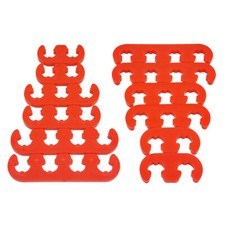 2sets 7mm 8mm Red Spark Plug Wire Separators Looms 9727 Fit Mopar Ford Chevy