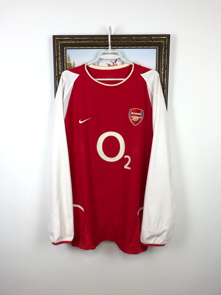 L*R様 NIKE Arsenal ユニフォーム 長袖 Arsenal Home football shirt 2002 Soccer Nike Long Sleeve