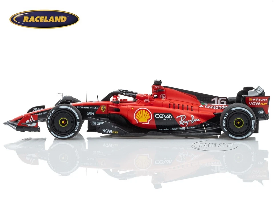 Ferrari SF-23 F1 GP Singapur 2023 Charles Leclerc, Looksmart 1:43 LSF1055 - Bild 3 von 4