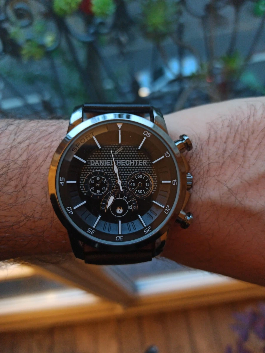 Montre Daniel Hechter Style Chronograph Quartz Fonctionne eBay