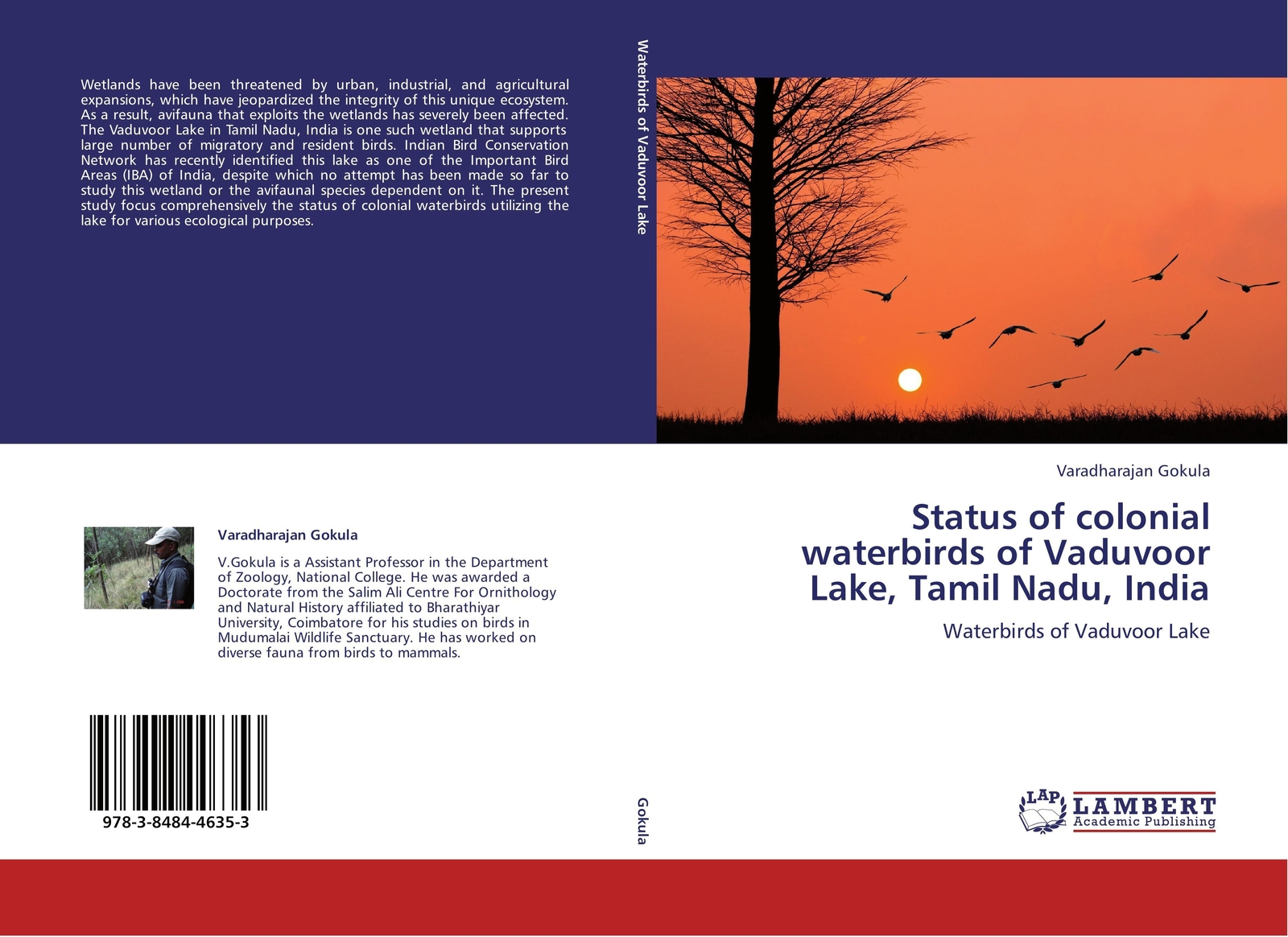 Thumbnail - Varadharajan Gokula | Status Of Colonial Waterbirds Of Vaduvoor Lake,