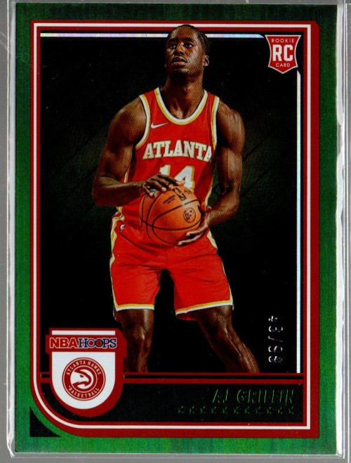 2022-23 Hoops Green #246 AJ Griffin RC /99