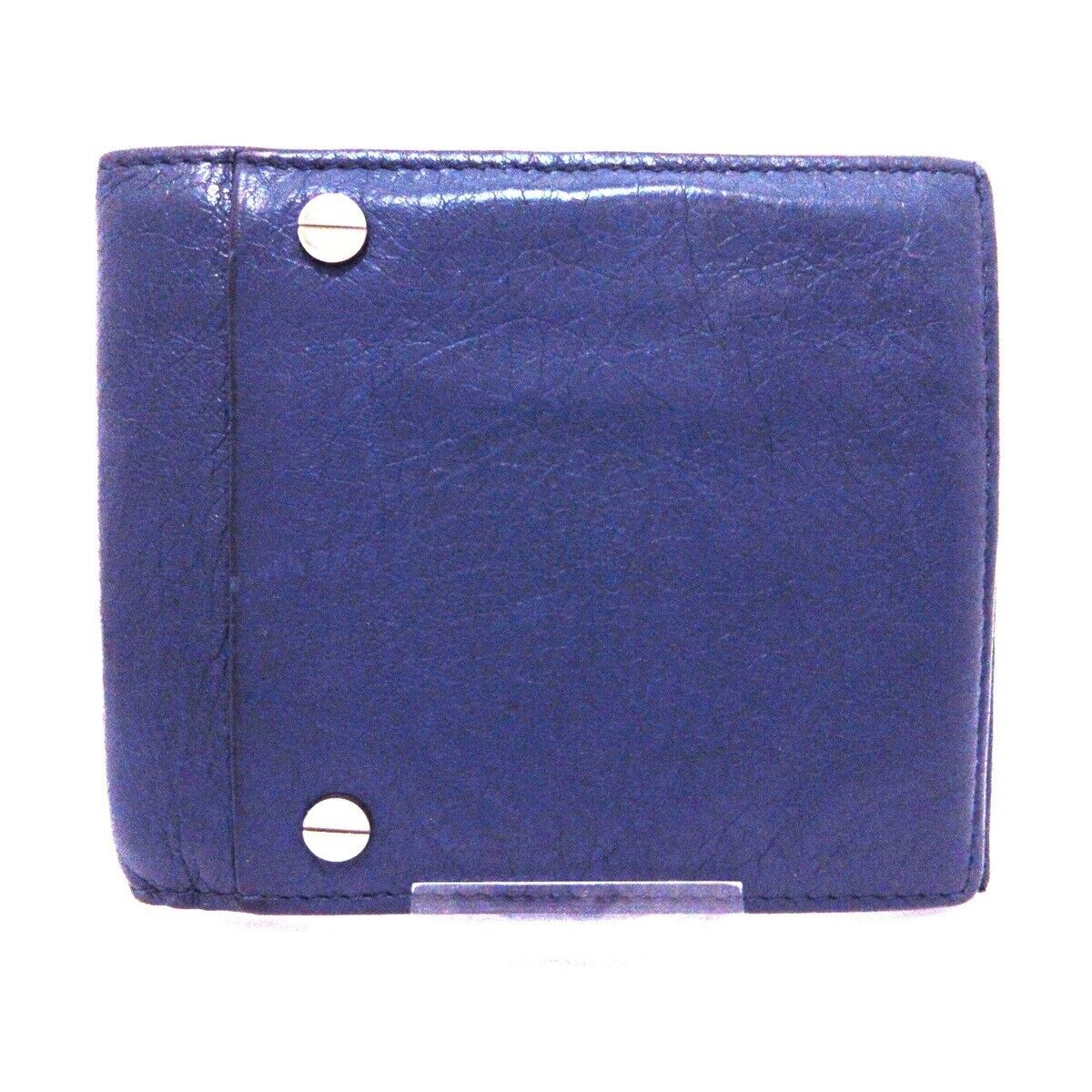 Auth BALENCIAGA - 286089 Navy Leather Bill Holder | eBay Auth BALENCIAGA - 286089 Navy Leather Bill Holder | eBay
