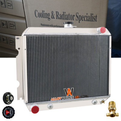 4 Row Radiator Fit 1968-1974 69 70 71 Dodge Plymouth Mopar Cars Big Block V8 AT