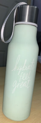 Hydrated Feel Great Metal Water Bottle From We Live Like This - Ideal Spots Acc.