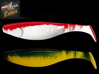 Relax Kopyto 6" (15 Cm) 2pcs .shad Teez. Cast,trolling,jigging,chew - Foto 2