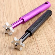 Compact 6 Wedge Golf Club Regrooving Tool Sharpener Cleaner U V Square Grooved