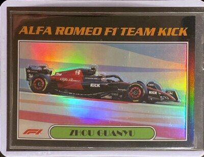 Zhou Guanyu - 2023 Topps Chrome F1 - Refractor - Autos of 77