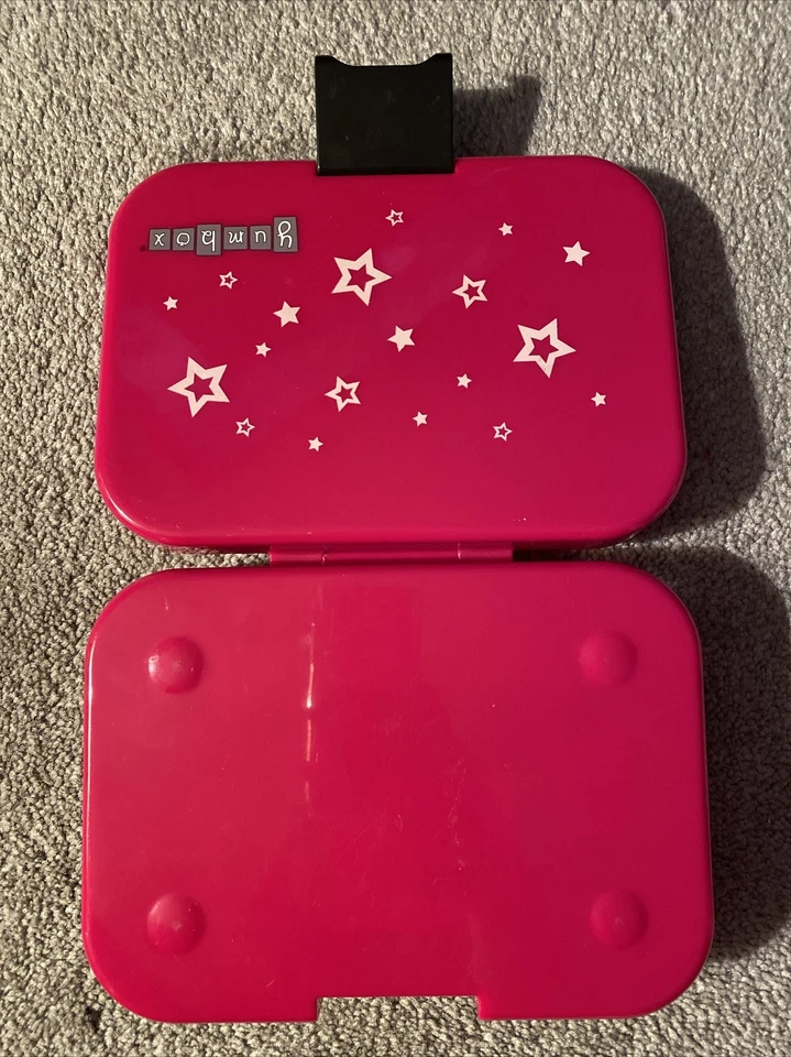 Gráficos de bistró Yumbox Hot Pink Stars 6 compartimentos Foto 2 de 3