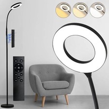 Floor Lamp LED Reading Light Bright Modern Tall Lamps 3 Color Temperatures  ...