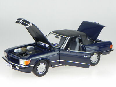 NOREV 1986 Mercedes Benz 300SL Blue Grey LE of 1000pcs 1:18