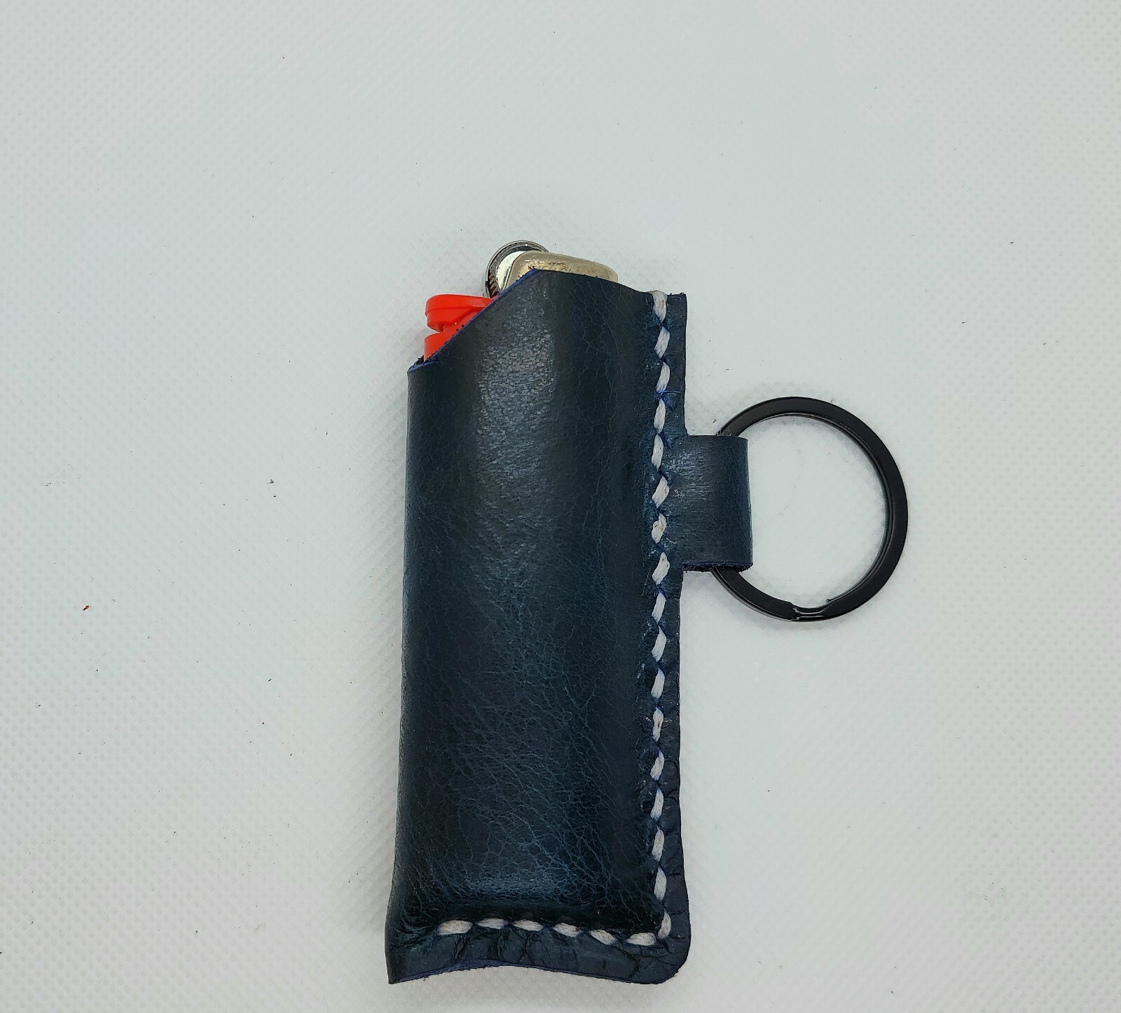 For Bic Lighters, Genuine Leather Keychain Case Holder  Hand