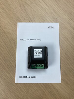 AXIS SECURITY Relay Box A9801 P/N: 5801-141