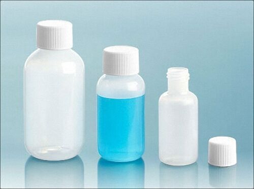 2 oz (60 ml) LDPE Soft Squeezable Plastic Bottles w/Caps (6-
