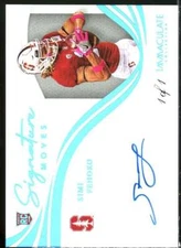 Simi Fehoko 2021 Immaculate Collection Collegiate Sig Move Platinum (1/1) #34 