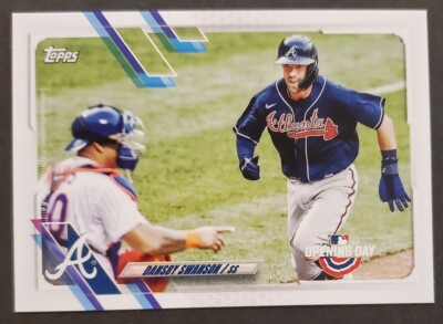 2021 Topps Opening Day #11 Dansby Swanson BRAVES SS baseball card NM/MT