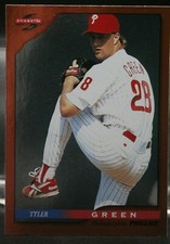 Tyler Green (Phillies/Wichita State) - 1996 Score Dugout Collection #37