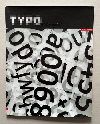TYPO 18 magazine published in Czech and English_Matthew Carter 2005