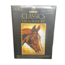 Caron Classics Horse Latch Hook Kit 20x30 Art CC0103 Equestrian Sealed