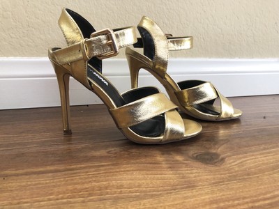 fashion nova gold heels