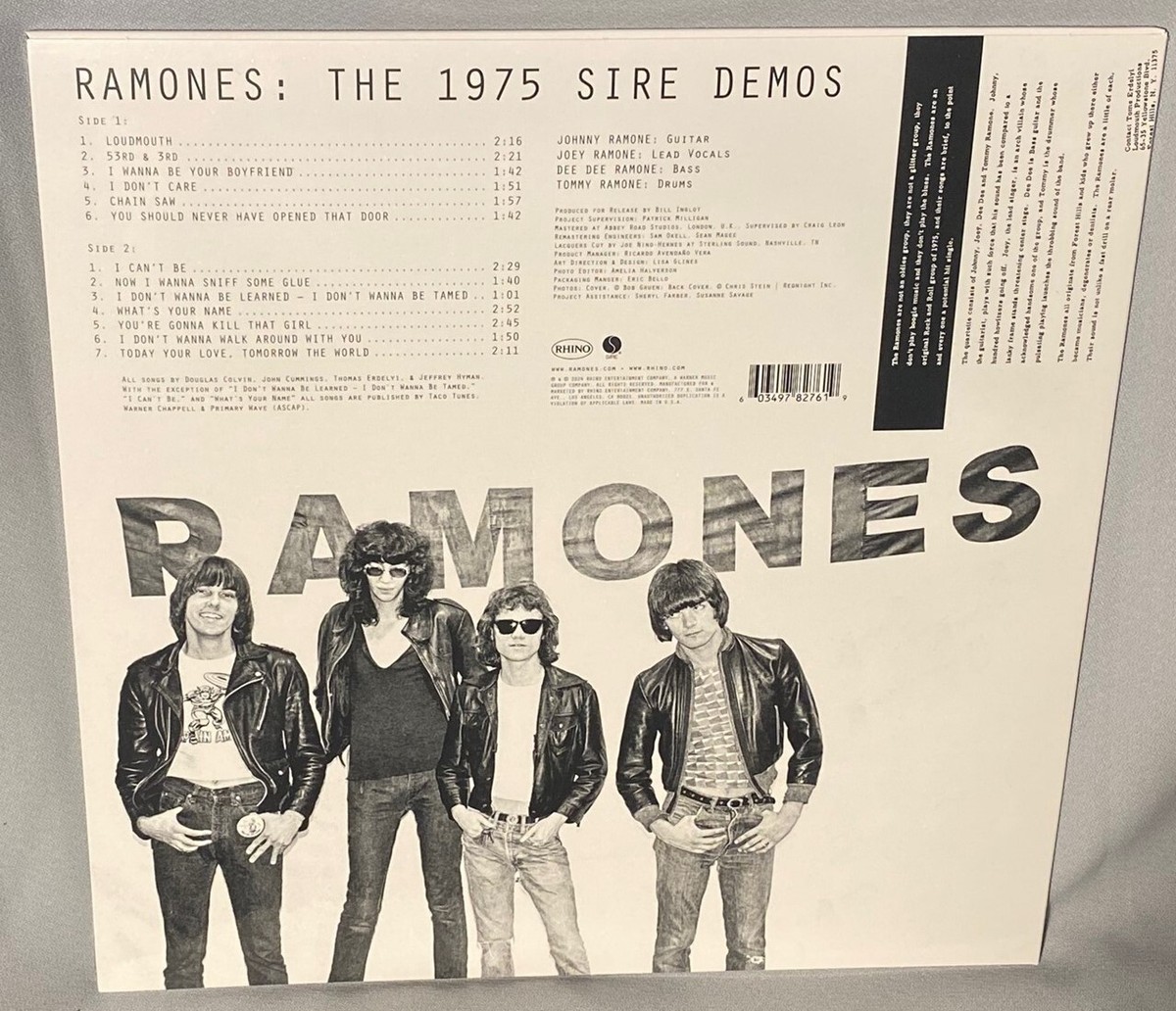 LP THE RAMONES The 1975 Sire Demos (SPLATTER Vinyl, RSD 2024) NEW