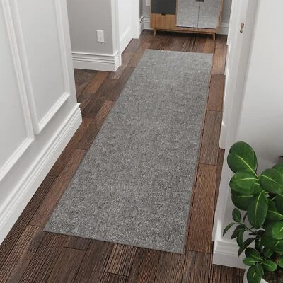 OTTOMANSON Washable 2x5 Non Slip Runner Rug Ultra Thin Hallway with Rubber Backing Solid