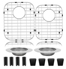 Sink Protectors for Kitchen Sink Universal Double Bowl Sink Bottom Grid 13"  11
